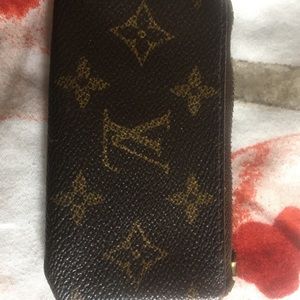Louis Vuitton keychain change purse